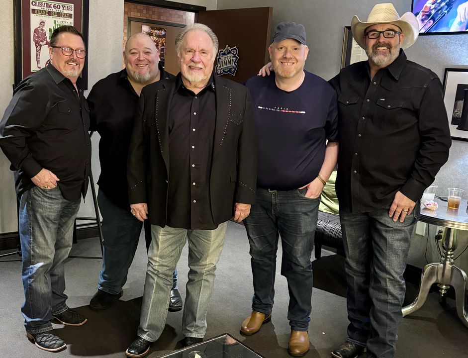 Ryan with the Gene Watson band at the Grand Ole Opry
